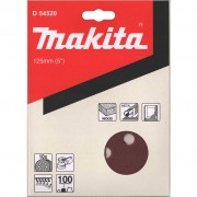 Makita D-54520 Диск шлифовальный 8 отверстий коричневый 125мм A100 10шт